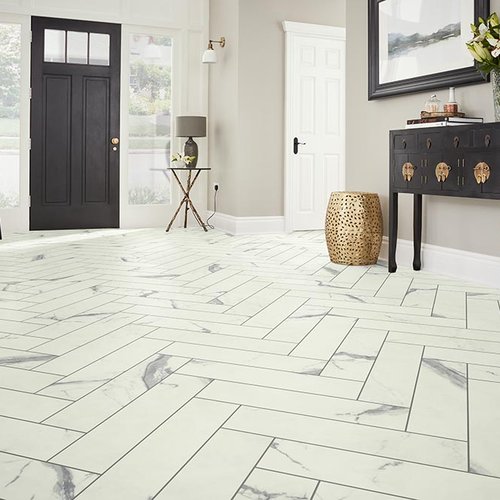 Entry Foyer Luxury Vinyl Tile Herringbone LVT - CarpetsPlus COLORTILE of Winnsboro in Winnsboro, TX